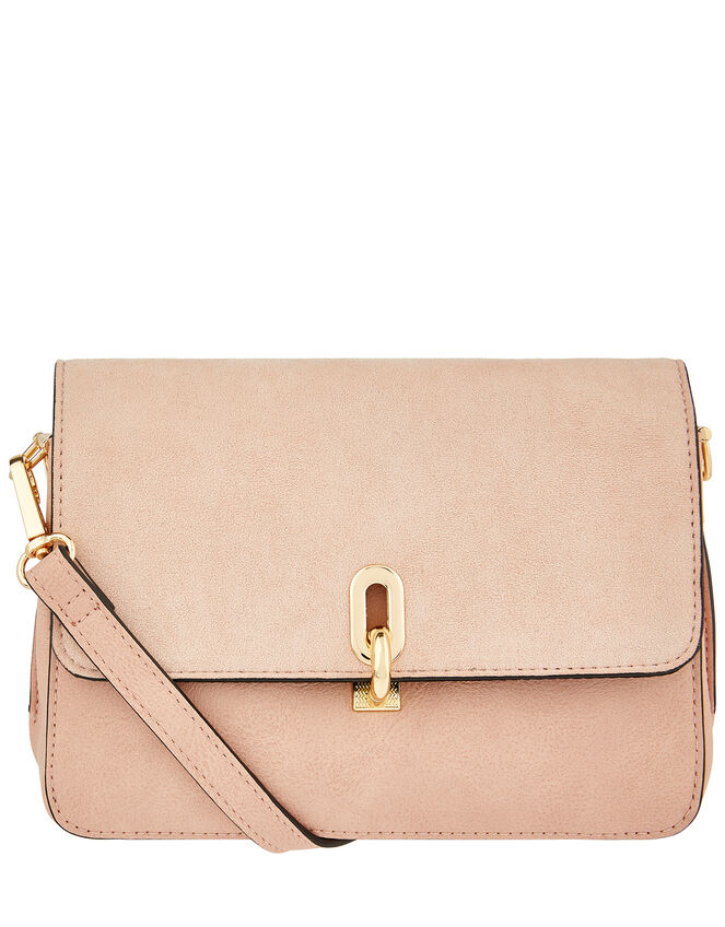 Carly Cross-Body Bag, Pink (PALE PINK), large