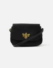 Bee Cross-Body Bag, Black (BLACK), large