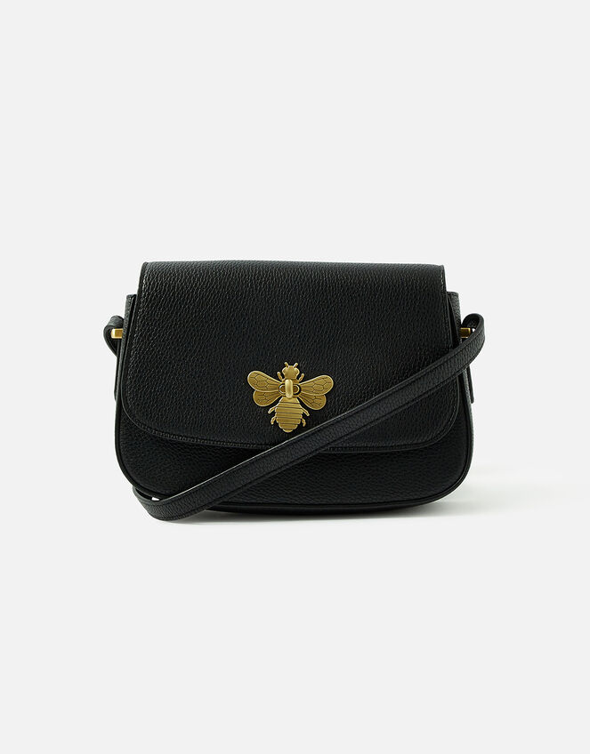 Bee Cross-Body Bag, Black (BLACK), large