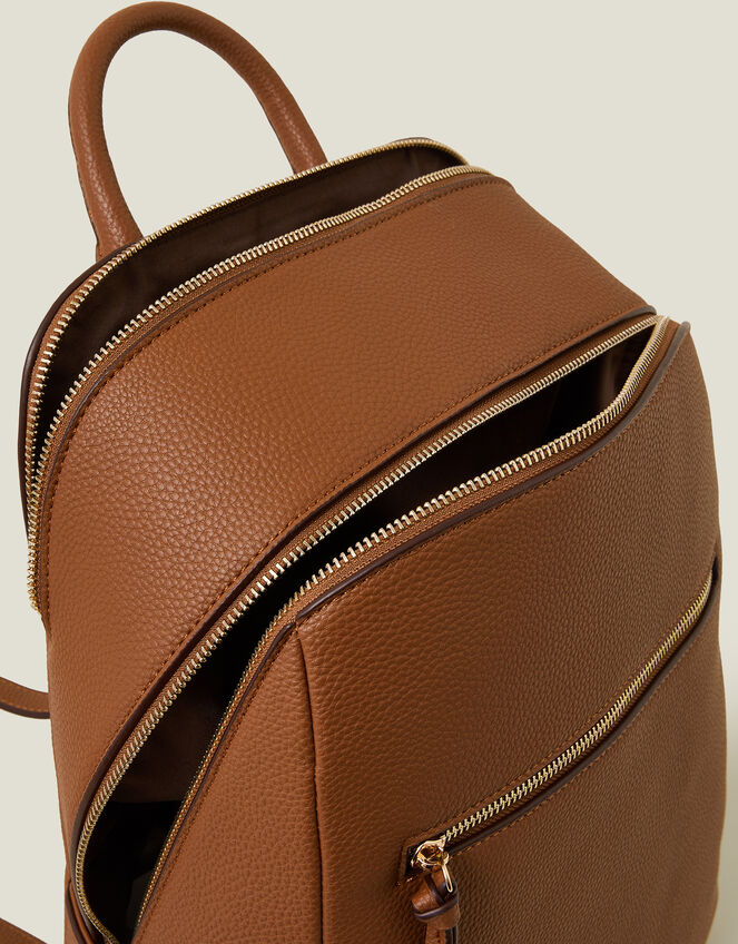 Smart Zip Around Backpack, Tan (TAN), large