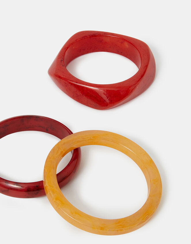 3-Pack Chunky Resin Bangles, , large