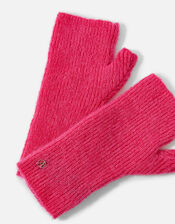 Milan Fluffy Cut Off Gloves, Pink (PINK), large
