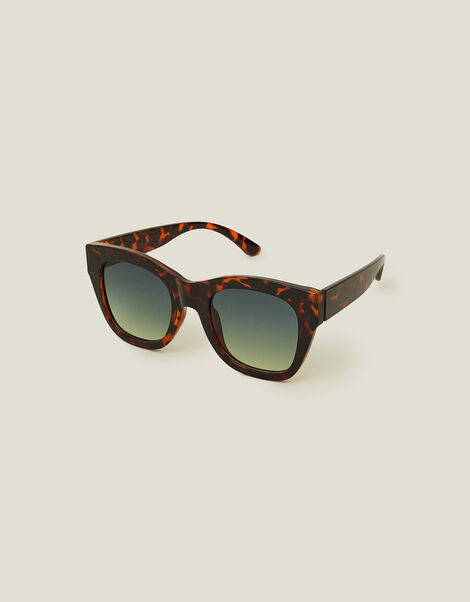 Amber Chunky Cateye Sunglasses, , large
