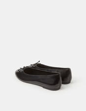 Patent Ballet Flats, Black (BLACK), large
