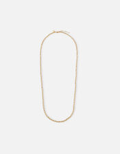 Gold-Plated Belcher Chain Long Necklace, , large