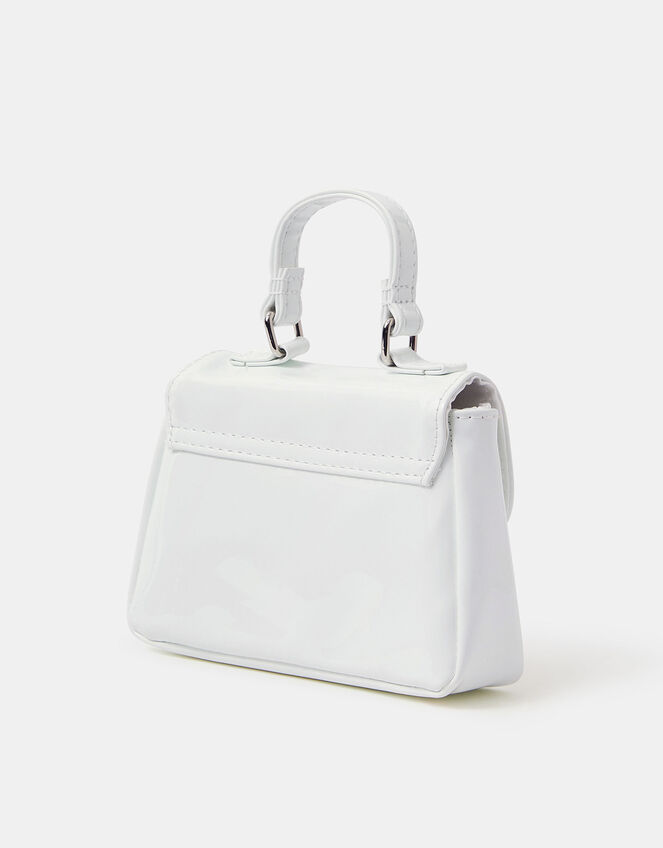 Girls Appliqué Flower Handbag, , large