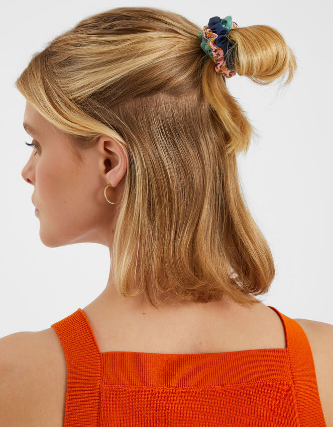 5-Pack Mix Skinny Hair Scrunchies, , large
