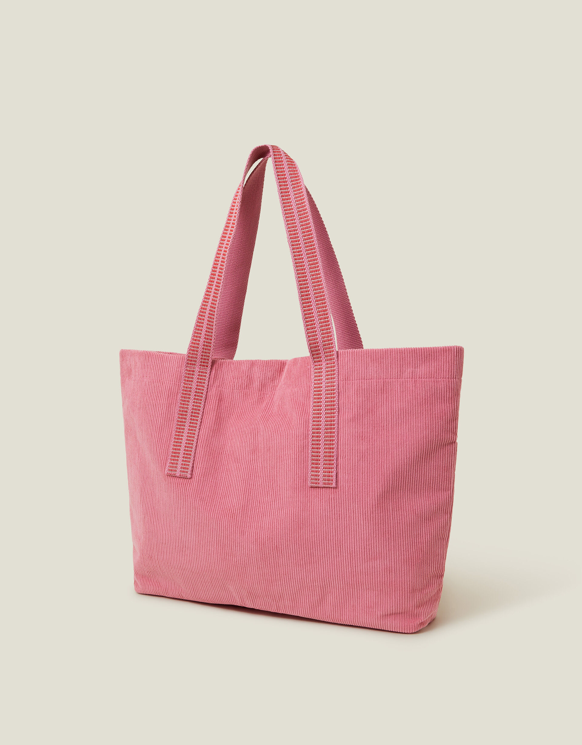 Large Cord Shopper Bag Pink
