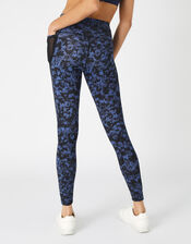 Full-Length Printed Gym Legging, Multi (BRIGHTS-MULTI), large