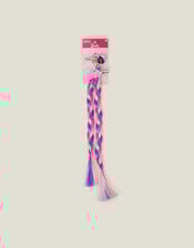 Girls 2-Pack Barbie™ Faux Hair Clips, , large