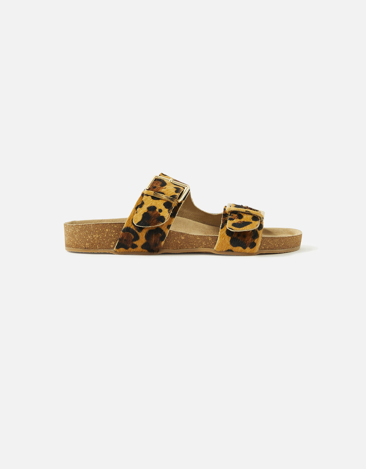 Leopard sales footbed sandals