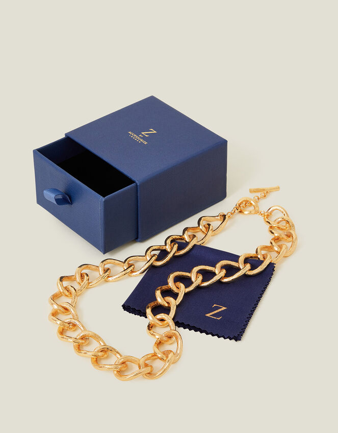 14ct Gold-Plated Chunky Chain Necklace, , large