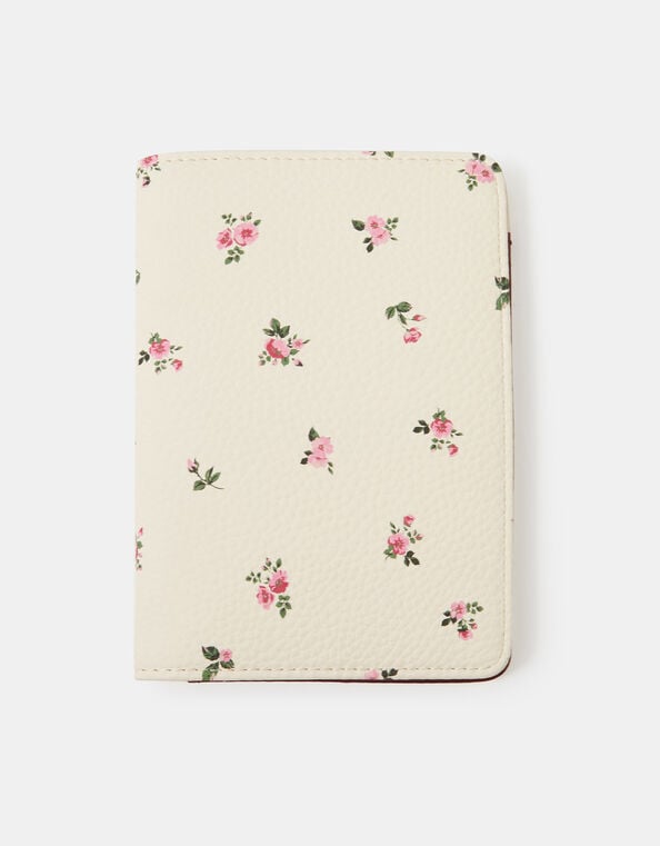 Floral Print Passport Holder, , large