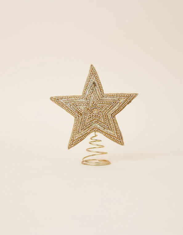Star Christmas Tree Topper Gold, Gold (GOLD), large