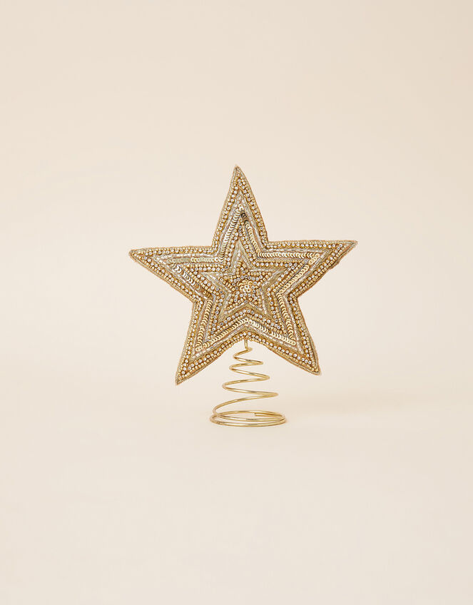 Star Christmas Tree Topper, Gold (GOLD), large