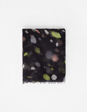 Solar Brushstroke Print Scarf, , large