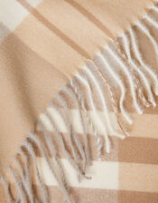Check Blanket Scarf, , large