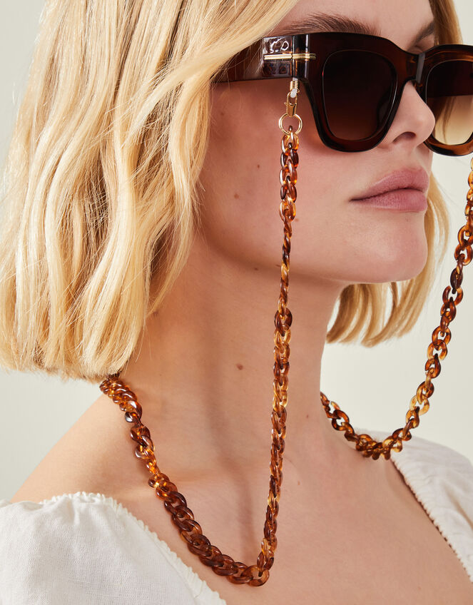 Tort Resin Sunglasses Chain, , large