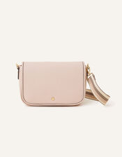 Webbing Strap Cross-Body Bag, Nude (NUDE), large