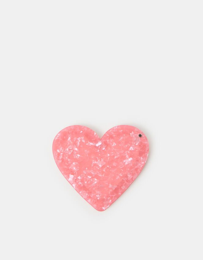 Resin Heart Compact Mirror, , large