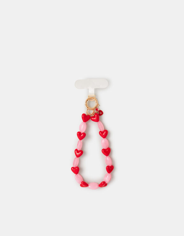 Heart Bead Phone Wrist Strap, , large