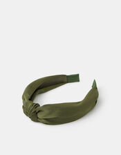 Satin Knot Headband, , large