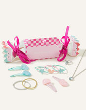 Girls Christmas Cracker Hair and Jewellery Set, , large