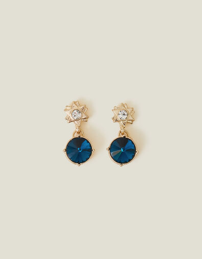 Star Gem Drop Earrings, , large