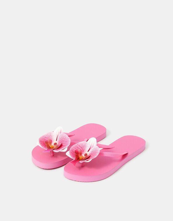 Orchid Flip Flops, Pink (PINK), large