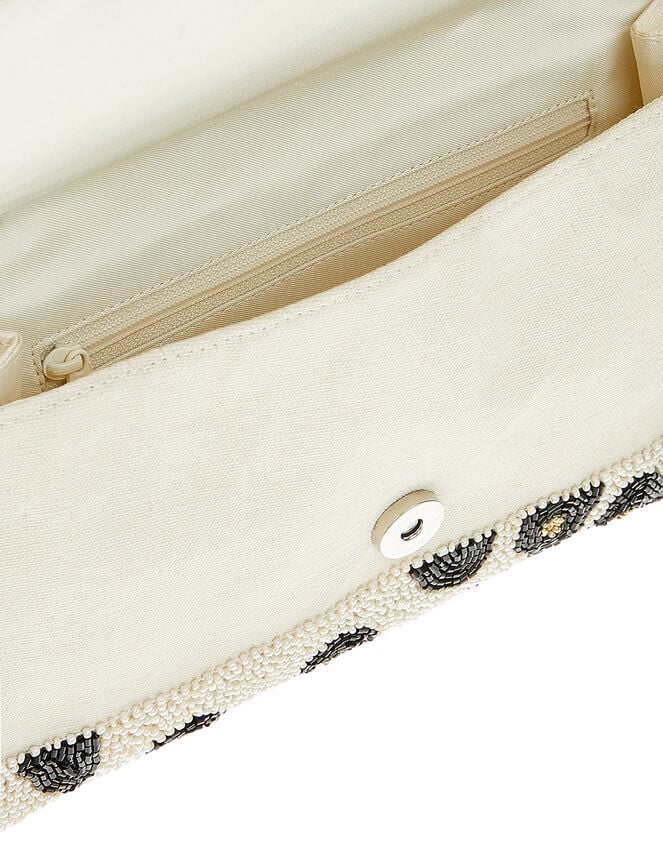 Animal Beaded Clutch Bag, , large