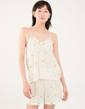 Lemon and Oranges Vest Pyjama Set, Ivory (IVORY), large