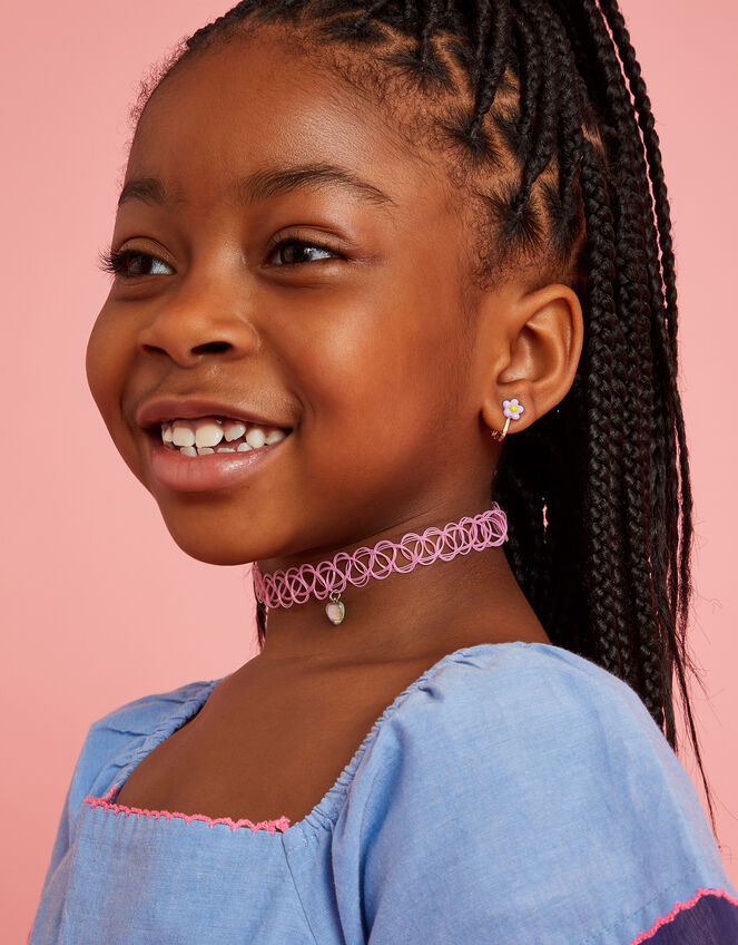 2-Pack Girls Fruit Choker Necklaces, , large