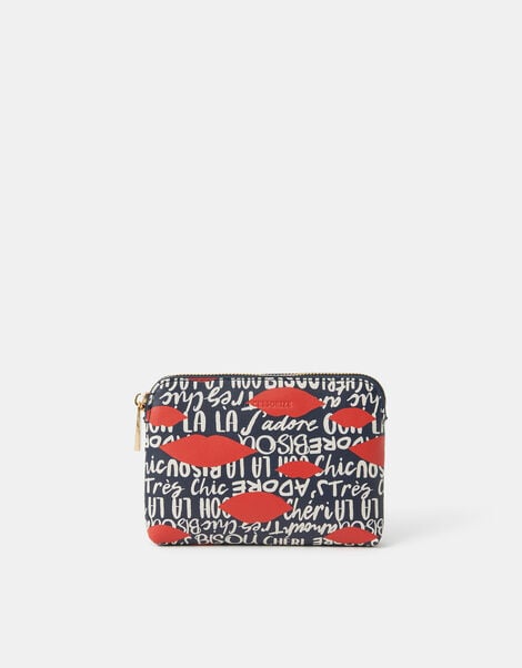 Bisou Print Coin Purse, , large