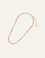 Short Beaded Necklace, , large