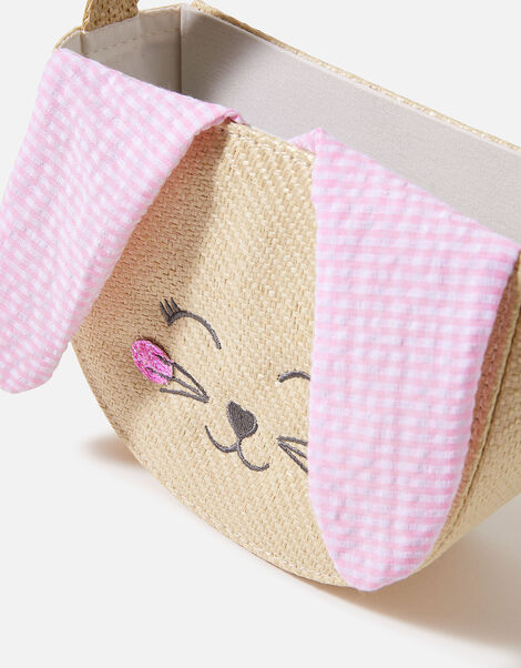 Girls Bunny Basket Bag, , large