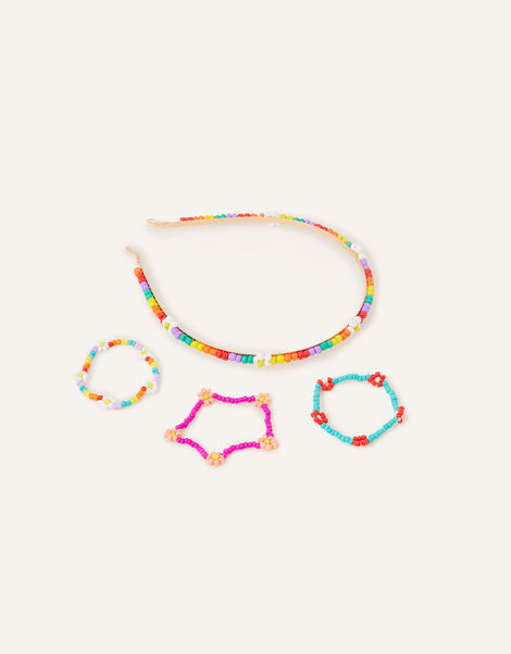 Daisy Beaded Accessory Bundle, , large