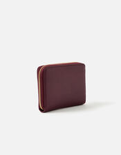 Card Pocket Purse, Red (BURGUNDY), large