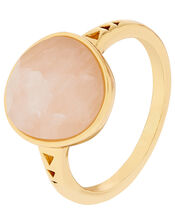 Healing Stones Rose Quartz Ring, Pink (PINK), large