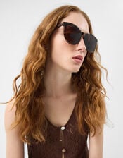 Tort Preppy Sunglasses, , large