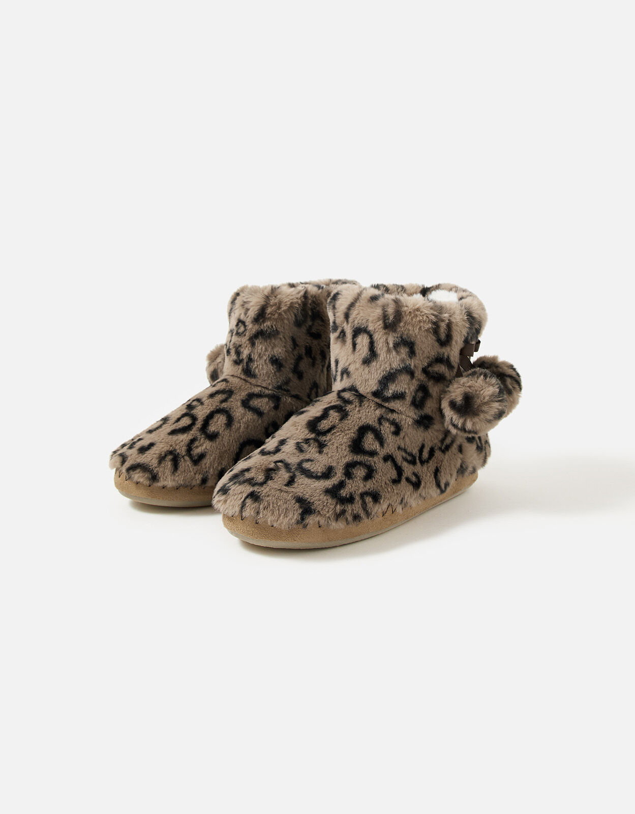 Super-Soft Slipper Boots Leopard
