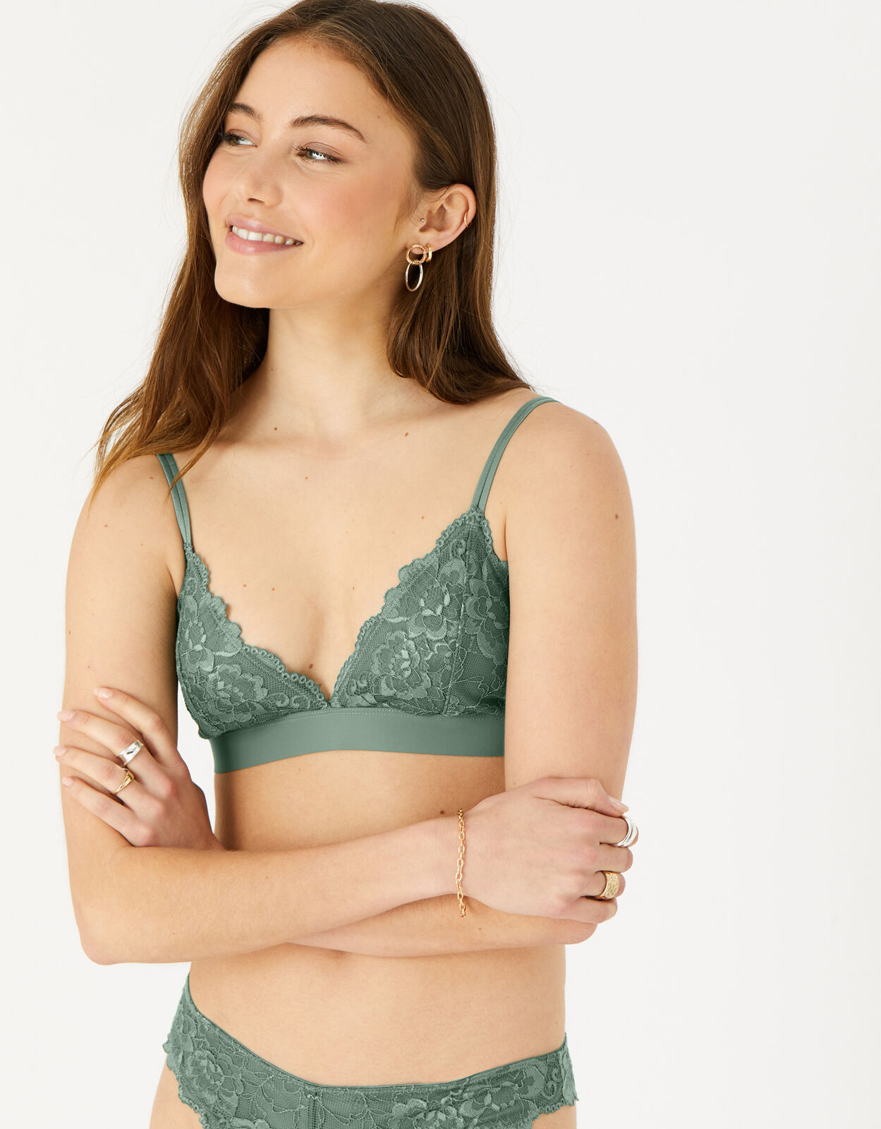 Khaki best sale green bralet
