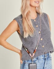 Beaded Cord Phone Strap, , large