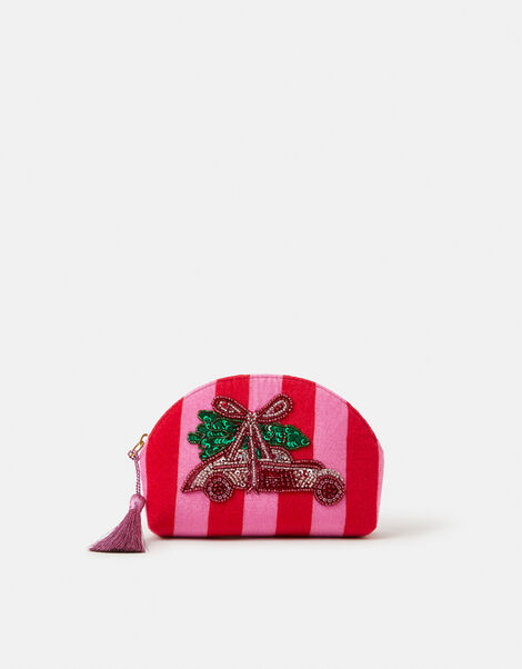 Christmas Car Stripe Coin Purse, , large