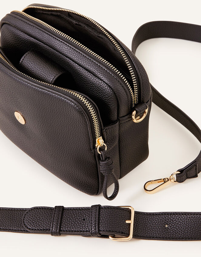 Functional Cross-Body Bag, Black (BLACK), large