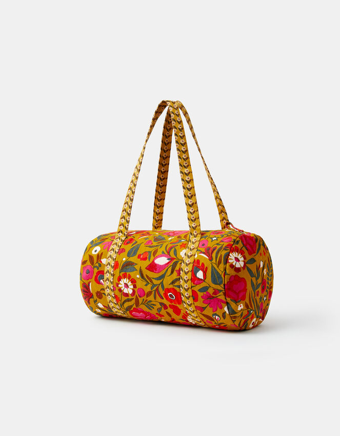 Floral Print Weekend Bag, , large