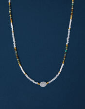 14ct Gold-Plated Mix Bead Choker Necklace, , large