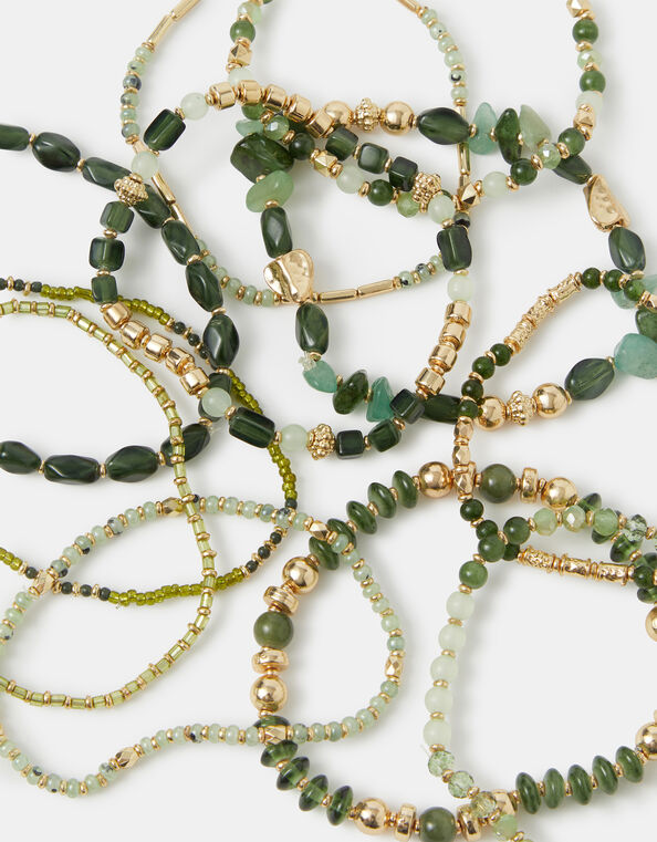 11-Pack Bead Stretch Bracelets, , large