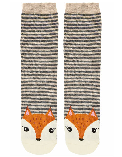 Faye Fox Face Ankle Socks Socks Tights Accessorize Uk