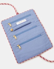 Floral Quilted Jewellery Roll, , large