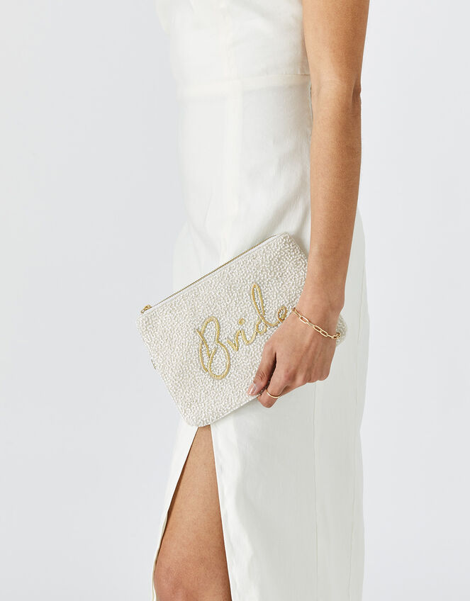 Bride Beaded Pouch, , large